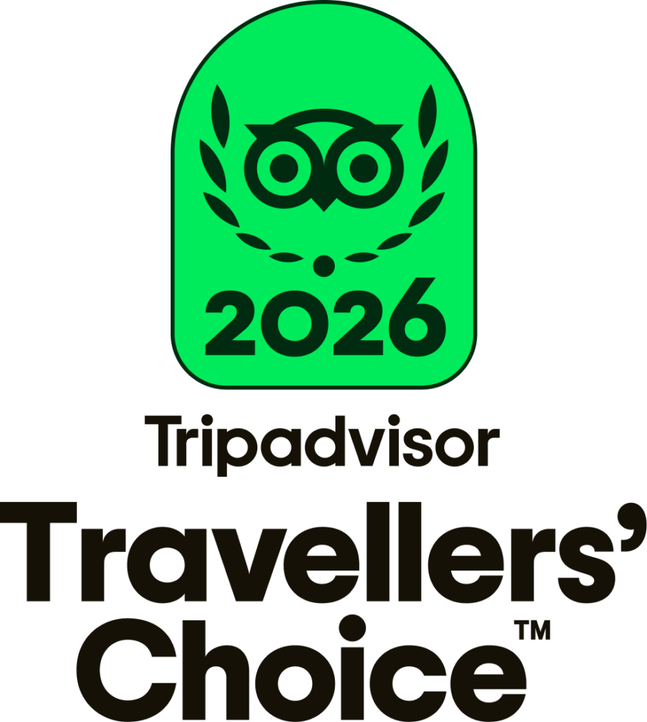 Tripadvisor TC Badge + Travelers’ Choice Center Aligned Black – LL